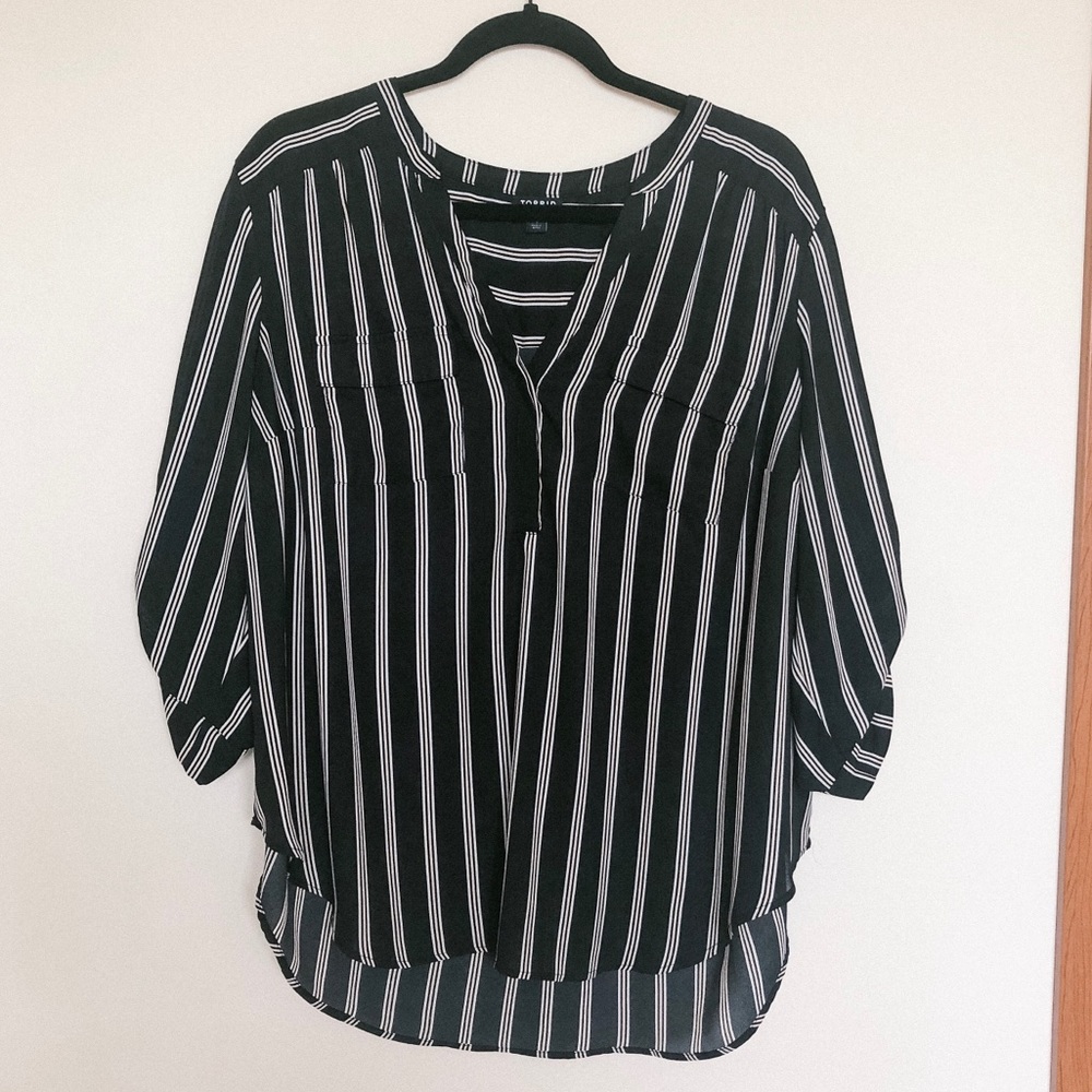Black Torrid Harper Top - Size 1